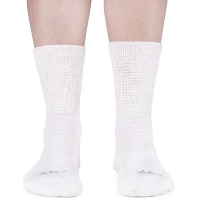 Vlnka Sibírske merino ponožky 2 páry Biela