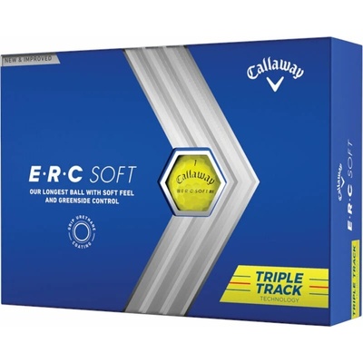 Callaway ERC Soft Triple Track žluté 3 ks