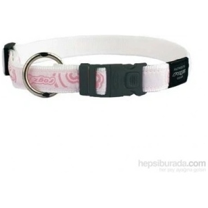 Rogz Trendy Collar XXL Ice cream -Елегантен нашийник за кучета, 40мм/-50-80 см. бяло розов