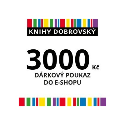 E-shopová dárková poukázka 3000 Kč