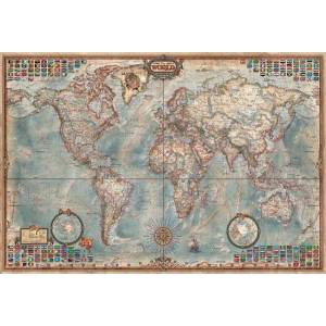 Educa - Puzzle World Map III 2 - 4 000 piese