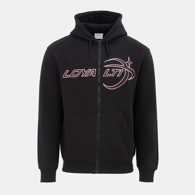 Loyalti Блуза Loyalti Galazy Zip Up Hoodie Sweatshirts Men - Black