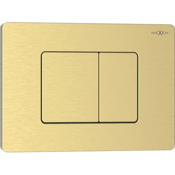 Mexen Tex 05 бутон за промиване неръждаема стомана, златен матиран - 6105-11 (6105-11)