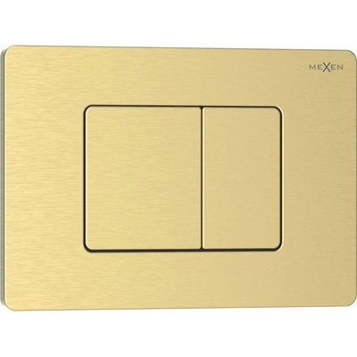 Mexen Tex 05 бутон за промиване неръждаема стомана, златен матиран - 6105-11 (6105-11)