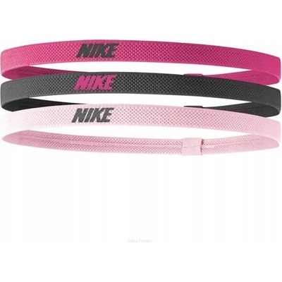 Nike elastic headbands 2.0 3 pk N.100.4529.658.OS Ružov