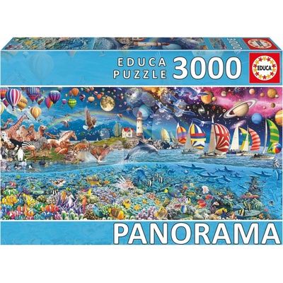 EDUCA Panoramatické Život 3000 dielov