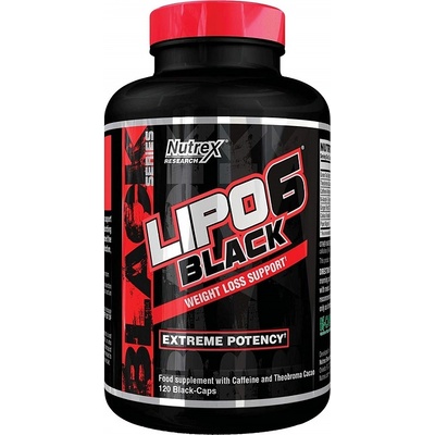 Nutrex Lipo 6 Black Series Еxtreme Potency, 120 Caps /USA vers/
