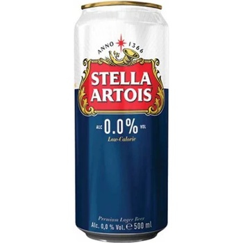 Stella Artios Бира Stella Artois безалкохолна 500мл. кен