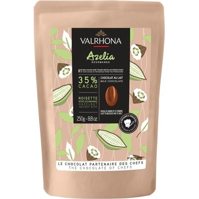 Valrhona Azelia 35%, čokoládové pecky, 250 g