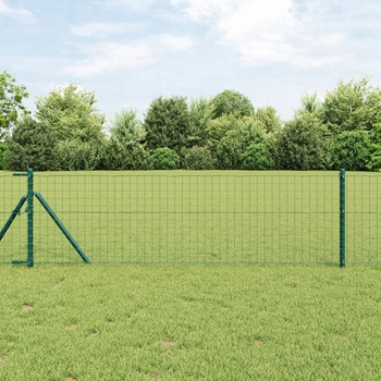 Plot Euro s 13 stĺpikmi 0,4x50 m, pozinkovaná oceľ, zelená