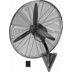 Muhler Вентилатор стенен 26'' Muhler MFI-2616, Индустриален, Мощност 160W, 3 степени, 3 алуминиеви перки, Широкоъгълна осцилация, Черен (KT-1006348)