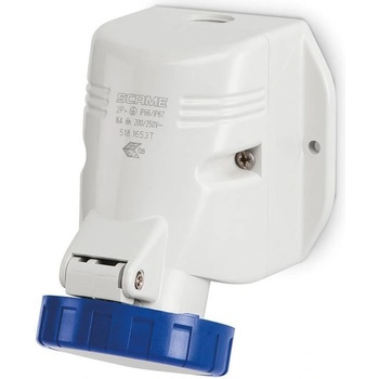 SCAME Промишлен контакт 2P+Е 32A IP66 серия Optima Top M32 открит монтаж - 518.3253T (518.3253T)