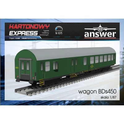 Answer Papierový model - Vagón BDs450