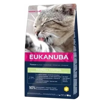 EUKANUBA Hairball Control - за изчистване стомаха от космени топки 400gr