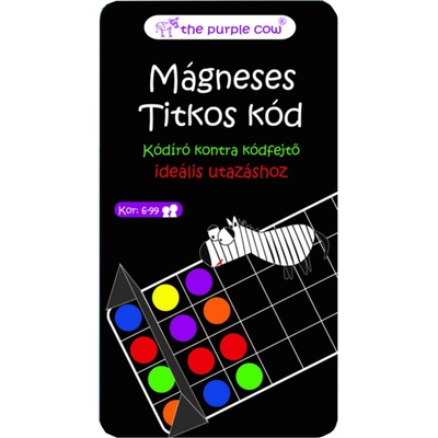 The Purple Cow Тайният код магнитен настолен игра за 2 играчи (7290014368583)