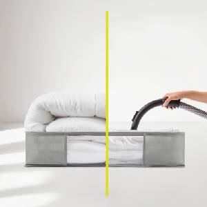 Homéa Вакуумна пластмасова кутия за съхранение под леглото 60x45x15 cm - Homéa (6RAN862)