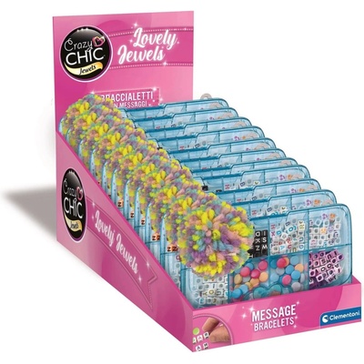 Clementoni Crazy CHIC Kreativní set náramky s písmeny