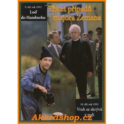 Třicet případů majora Zemana 9 + 10 díl pošetka DVD