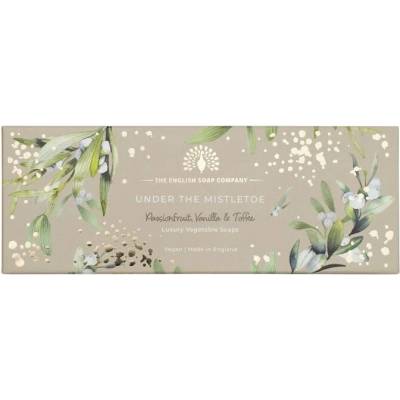English Soap Company Under The Mistletoe Sada tuhých mýdel 3 x 100 g