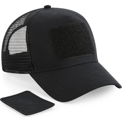 Beechfield B 641 Removable Patch Trucker 5 panelová COT53064100299-black Černá