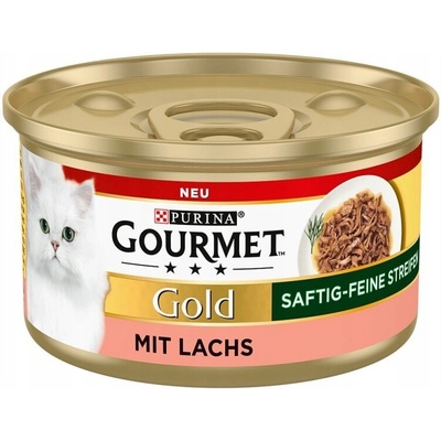 Gourmet Gold Šťavnaté kúsky Losos 85 g