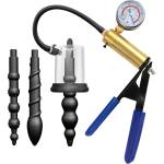 SuperLove Anal Pleasure Premium Rosebud Pump with Metal Pistol
