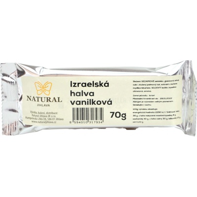 Natural Chalva tyčinka 70 g – Zboží Mobilmania