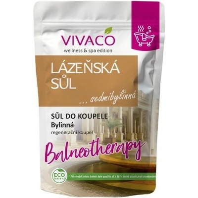 Vivaco Lázenská Balneotherapy soľ do kúpeľa 1000 g