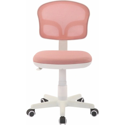 RFG Детски стол RFG Honey White, до 100кг, меш, полипропиленова база, газов механизъм за регулиране на височината, розов (601L-2/WHITE/HZ3016)