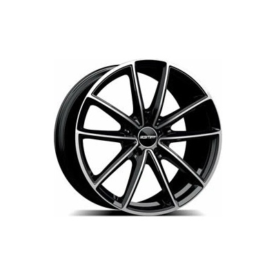 GMP TITAN 9.5X20 5X130 ET65 black polished