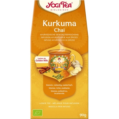 Yogi Tea Bio Ajurvédský sypaný čaj s kurkumou 90 g