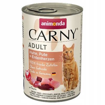 ANIMONDA CARNY Adult kura morka kachní srdce 400 g