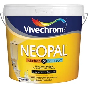 VIVECHROM ИНТЕРИОРНА БОЯ Vivechrom NEOPAL КУХНИ И БАНИ ECO 750мл БЯЛА