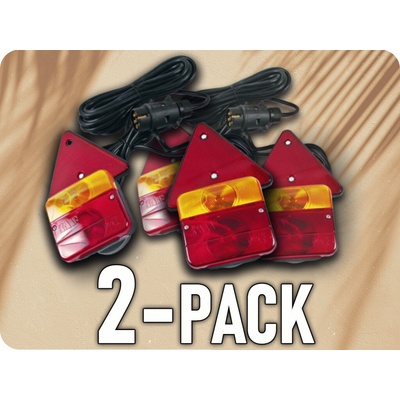 KAMAR Sada svietidiel magnet + kábel 7.5m, trojuholník/2-PACK! [L1070-Z]