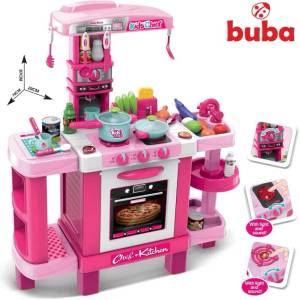 Buba Детска кухня с реакция при докосване Buba 008-938, Розова
