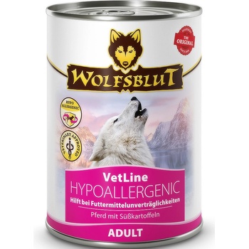 Wolfsblut VetLine Hypoallergenic kůň s batáty 395 g