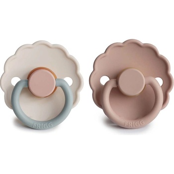 Frigg Daisy přírodní kaučuk 2ks Blush + Cream