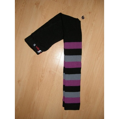 DESIGN SOCKS Legíny punčocháče bez chodidel DELE 2 černá