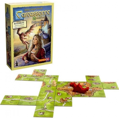 Mindok Carcassonne rozšírenie 3 Princezná a drak