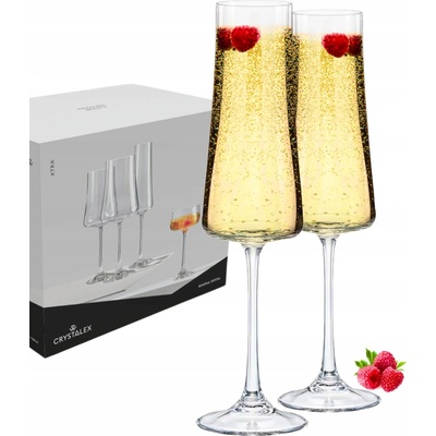 Crystalex Poháre na sekt XTRA 6 x 210 ml