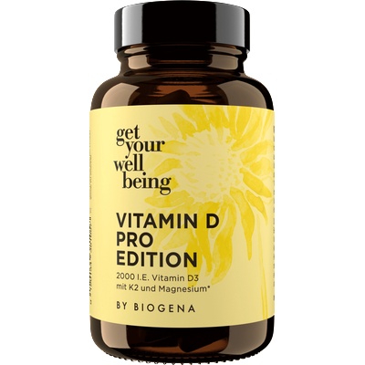 get your wellbeing by BIOGENA Vitamin d pro edition - 60 капсули
