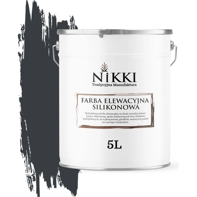 Nikki Fasádní barva 5 l antracitová mat