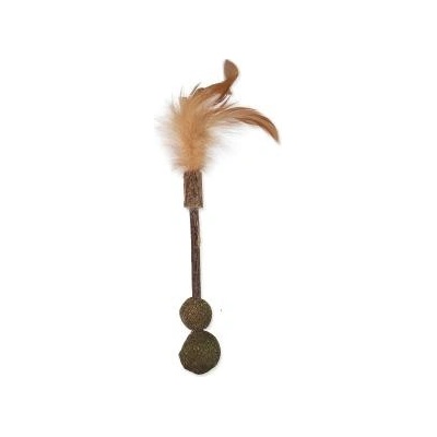 Magic Cat Natural Fun drievko s pierkami a zelenými guľami 18 cm
