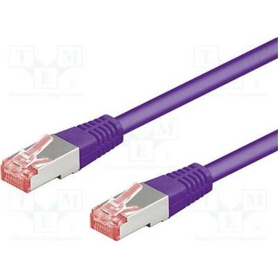 Goobay 93822 Patch S/FTP Cat 6a RJ45 vidlice z obou stran lanko Cu
