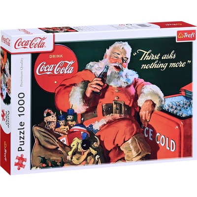 Trefl Пъзел Trefl от 1000 части - Coca-Cola: Подаръци от Дядо Коледа (10921)