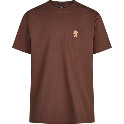 Iriedaily Мъжка тениска Iriedaily Cookieman Emb Tee T-shirt - Dark Coffee (216-2490-0613)