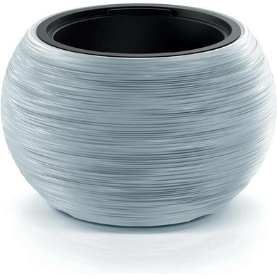 PROSPERPLAST Květináč s vkladem FURU BOWL 37,8 cm šedý