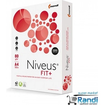 Image 1 of Копирна хартия Niveus Fit+ Формат A4 - 500л