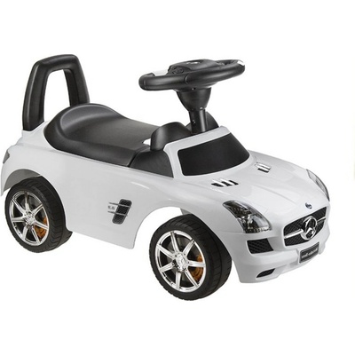 LeanToys klouzací autíčko Mercedes Benz Bílé se zvukem Klouzací autíčko
