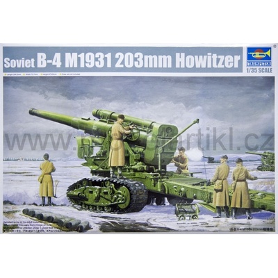 Trumpeter slepovací model Soviet B-4 M1931 203mm Howitzer 1:35